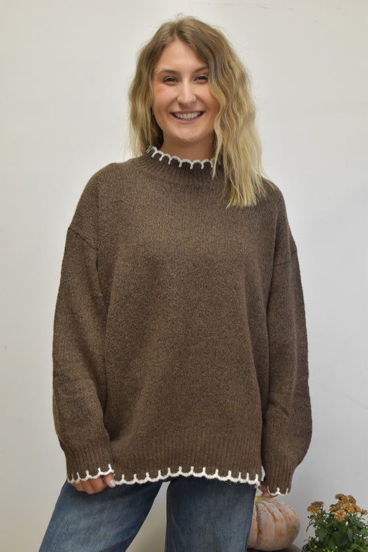 Campfire Mallow Knit Pullover