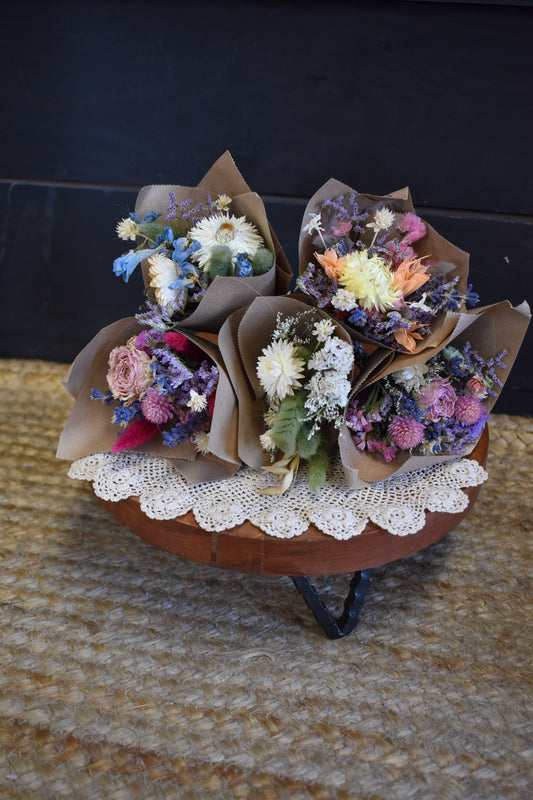 Mini Dried Flower Bouquet