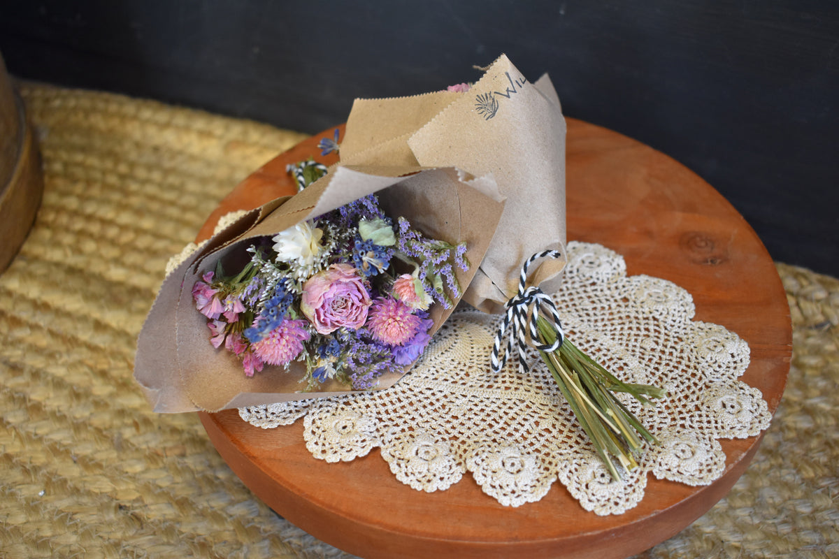 Mini Dried Flower Bouquet