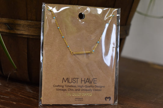 Bar Pendant Necklace