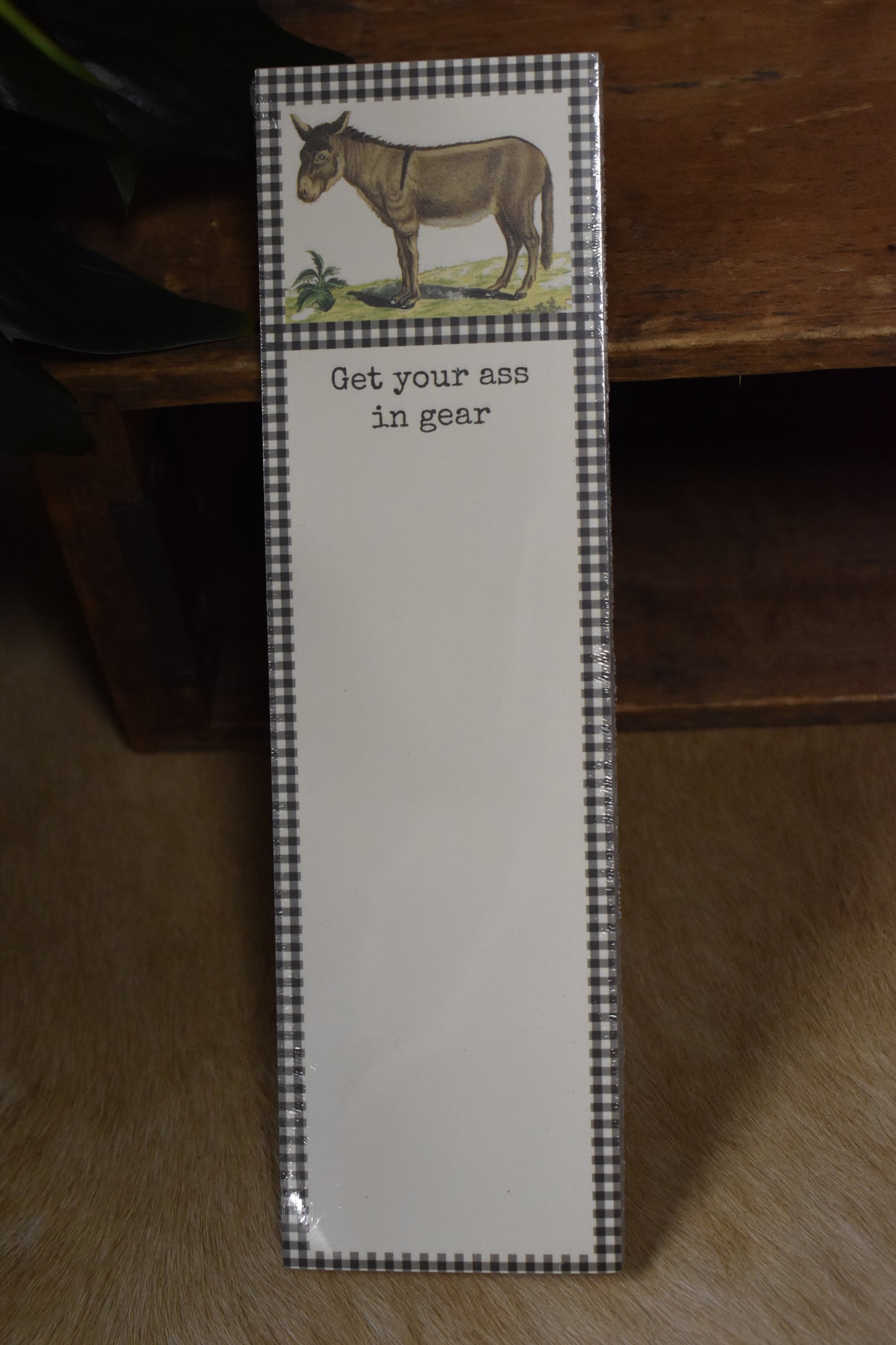 ‘Get Your Ass in Gear’ Note Pad