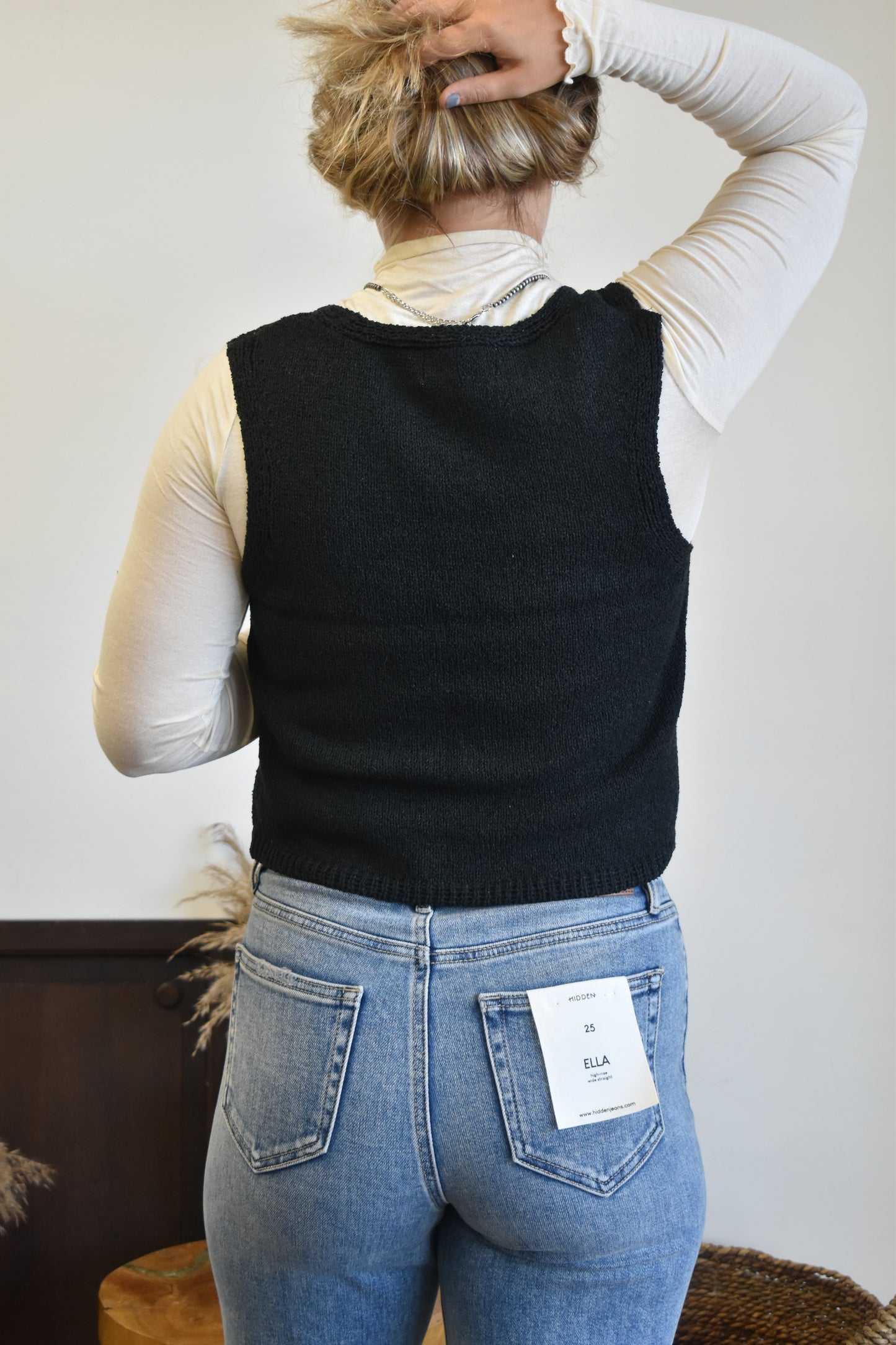 The Black Howie Sweater Vest