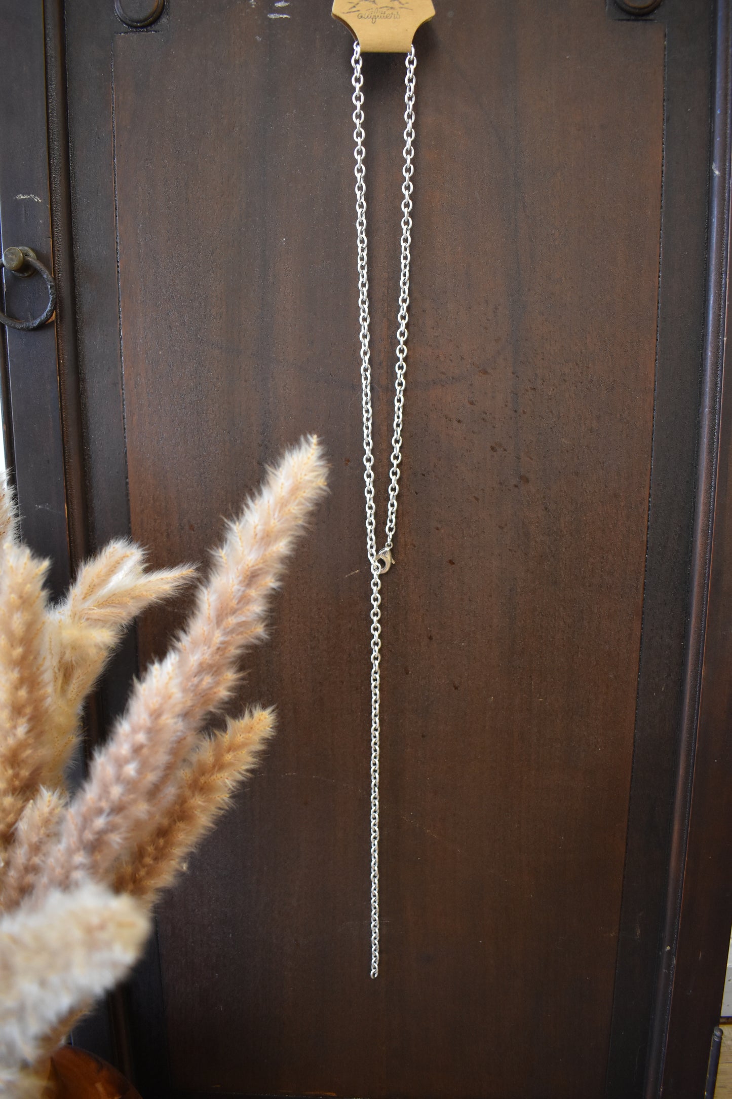 Chain Link Lariat Necklace