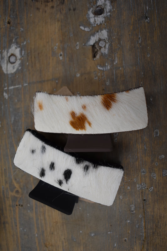 Cowhide Claw Clip