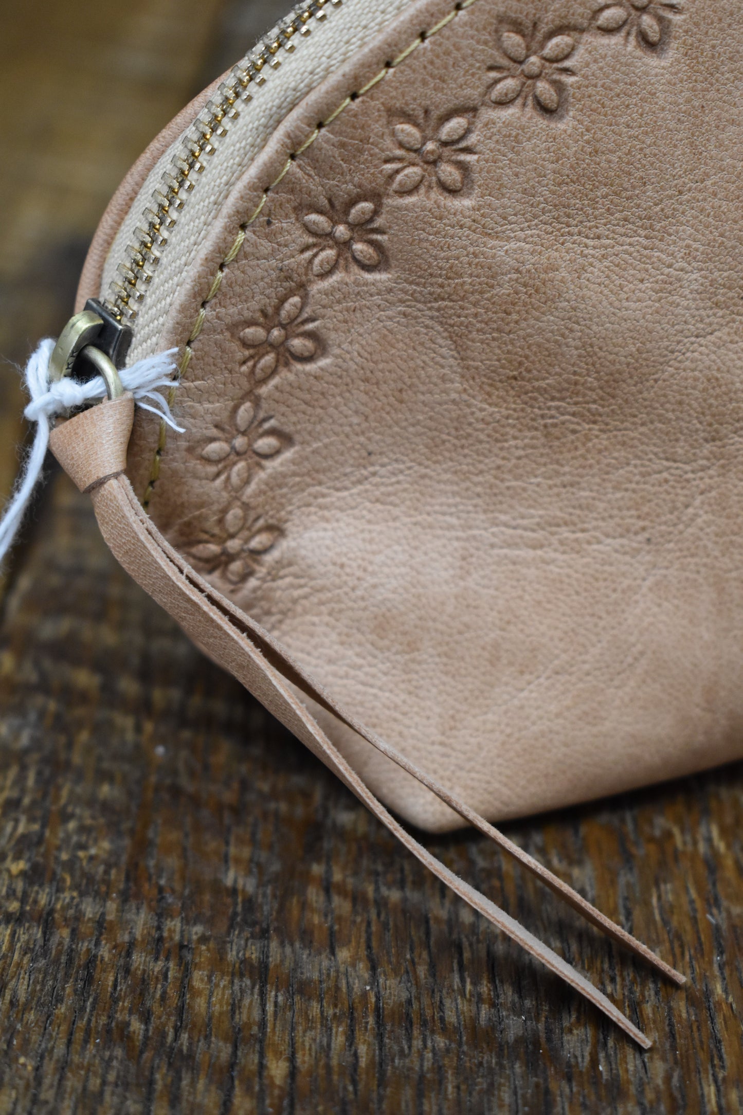 Large Blossom Leather Bag