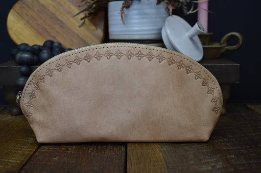 Large Blossom Leather Bag