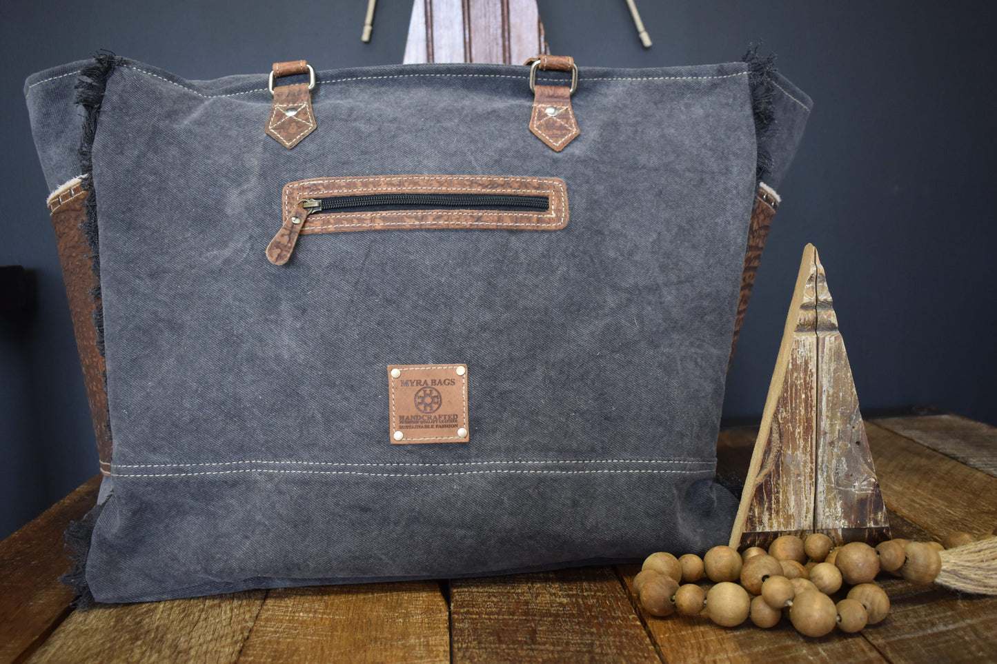 Wild Clay Leather & Cowhide Weekender