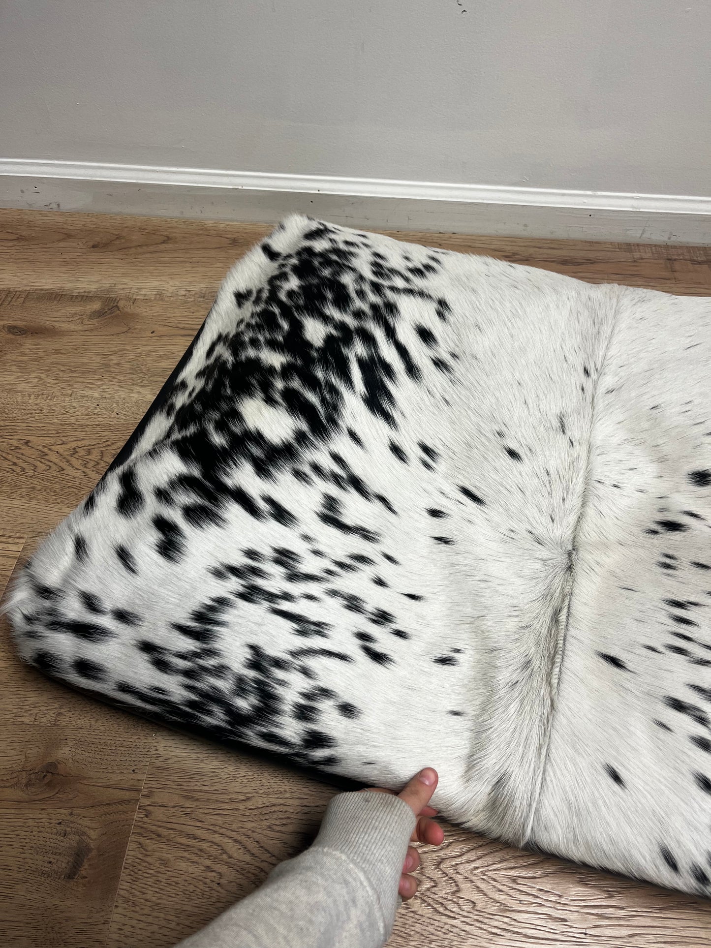 PRE-ORDER Cowhide Dog Bed Cover