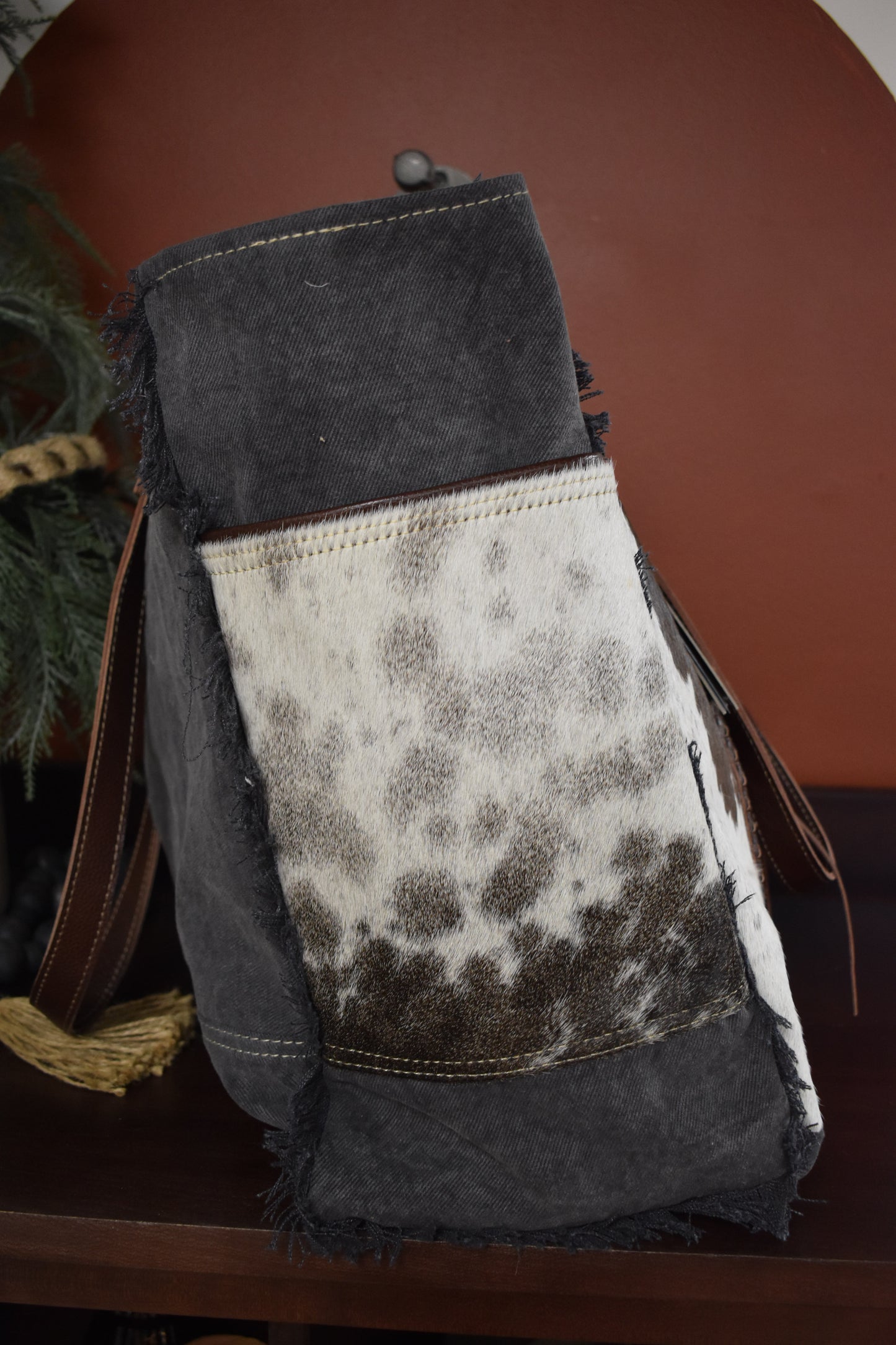 Leather & Cowhide Weekender