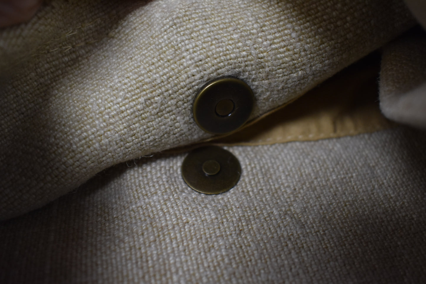 Cavas Red Stitched Loom Shoulder Bag