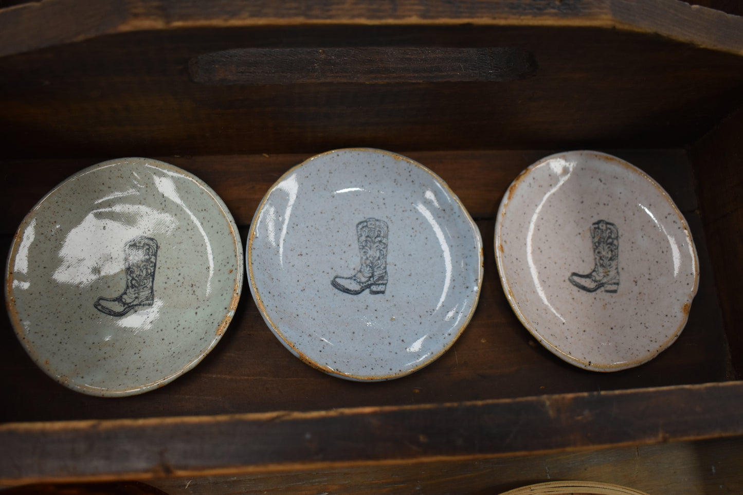 Cowboy Boot Mini Plate