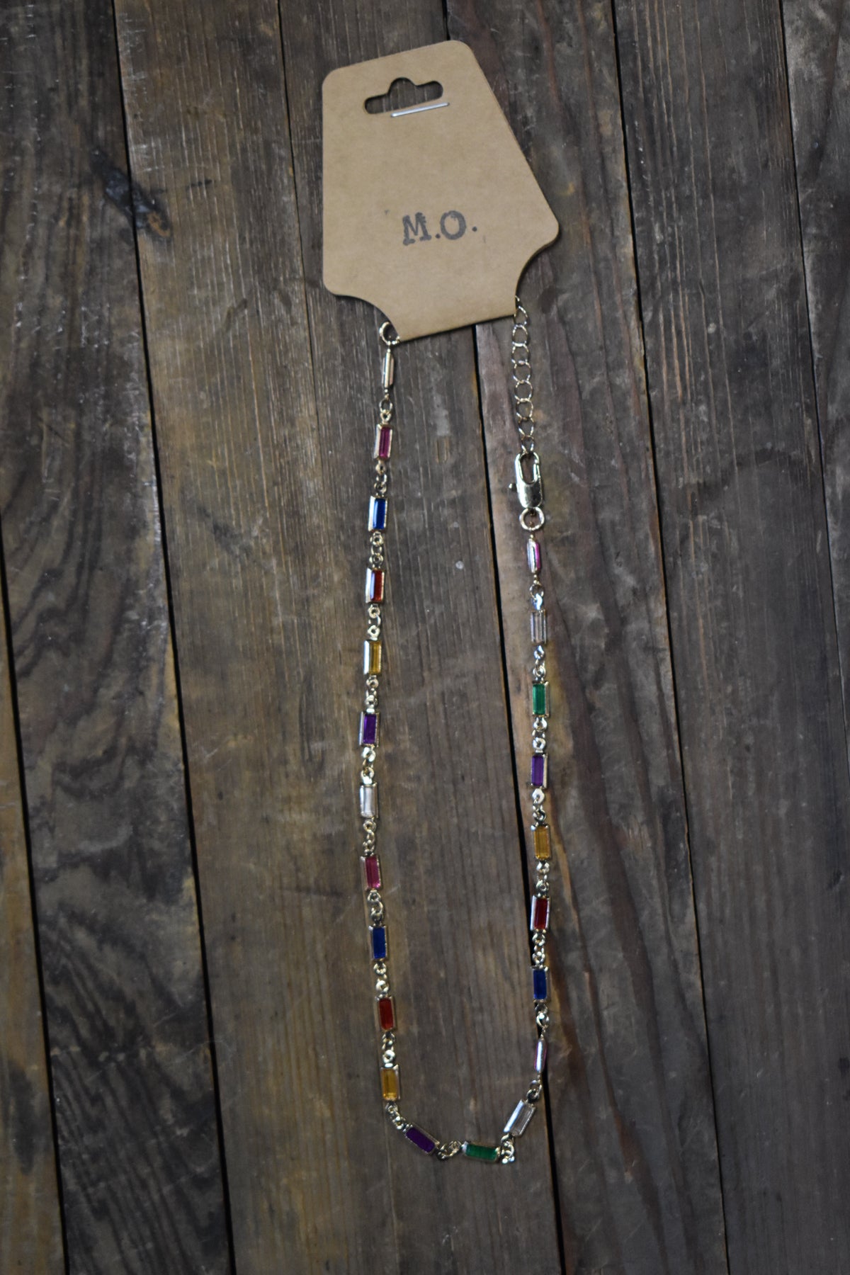 Multicolor Glass Choker