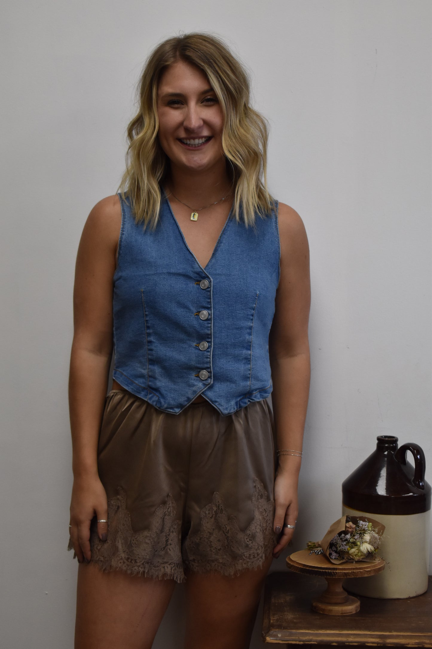 Dolly Denim Vest