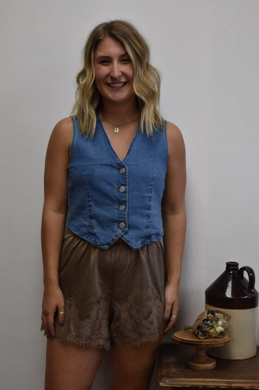 Dolly Denim Vest