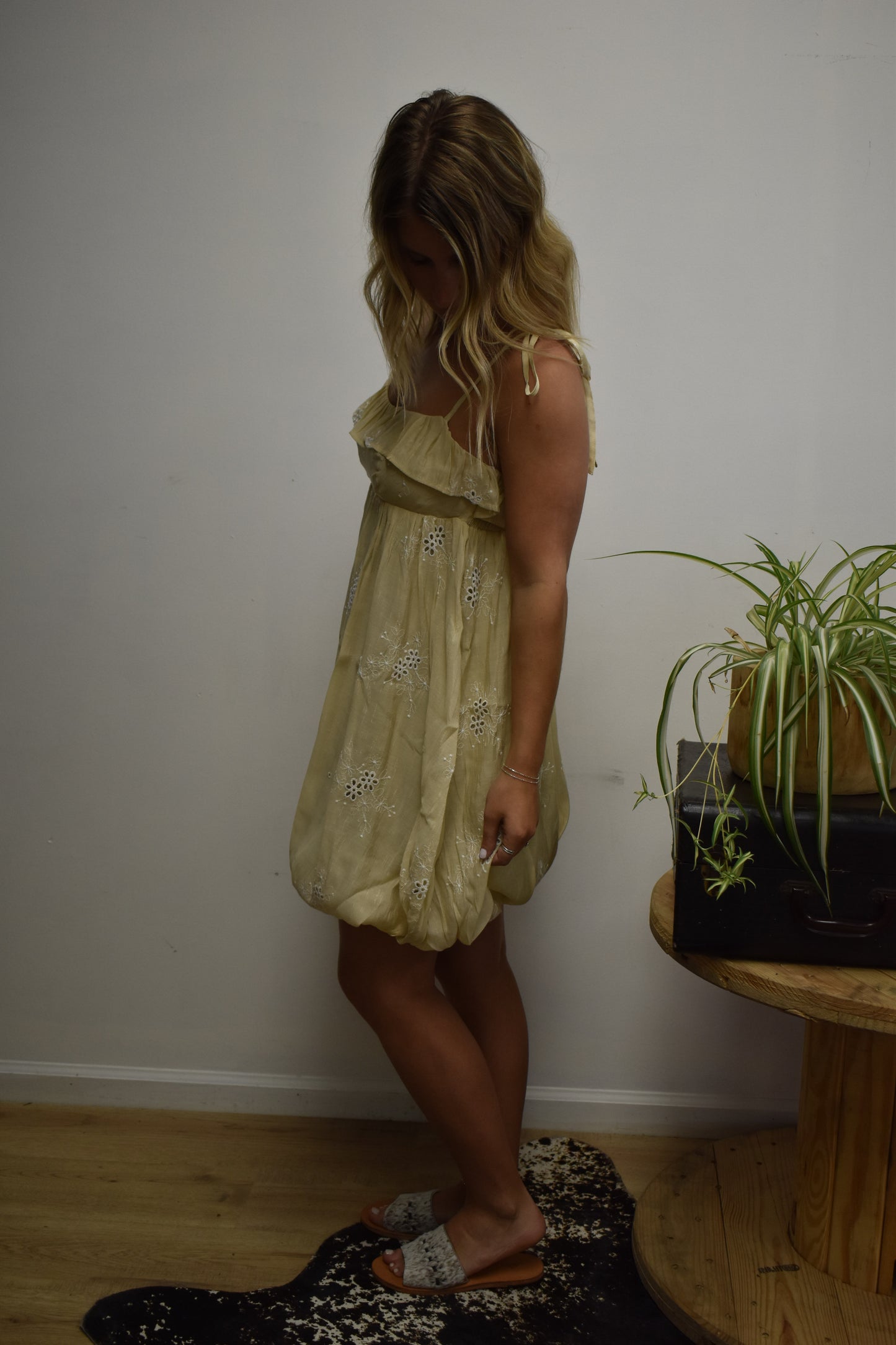Butter Floral Dress