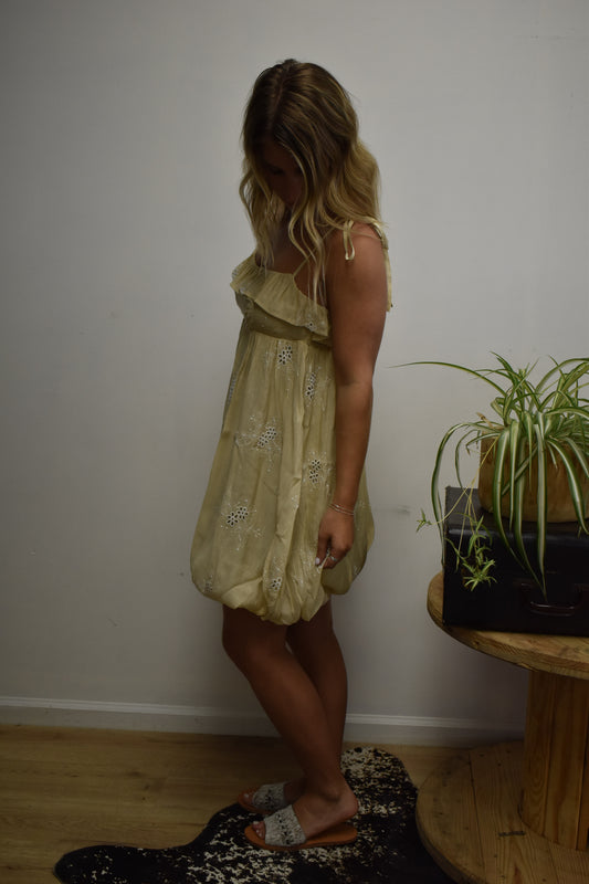 Butter Floral Dress