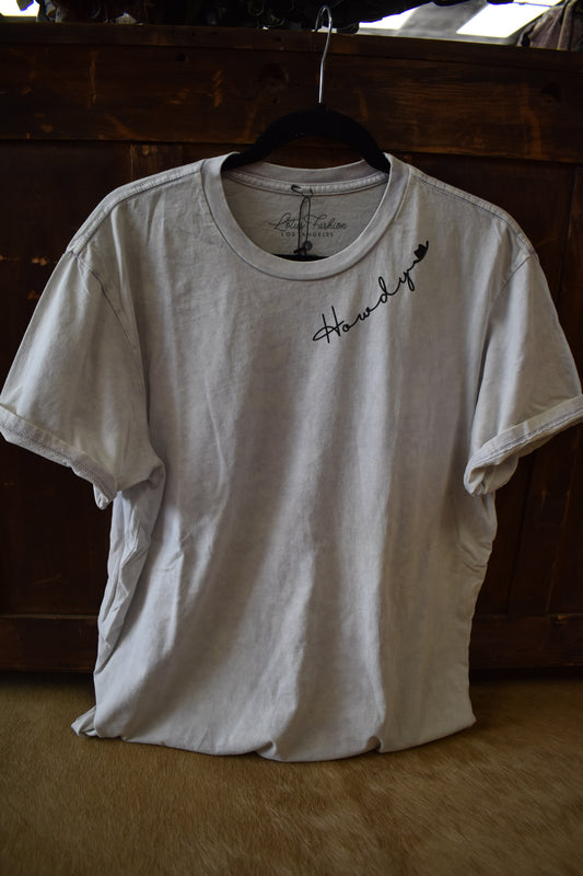 Howdy Graphic: Ivory