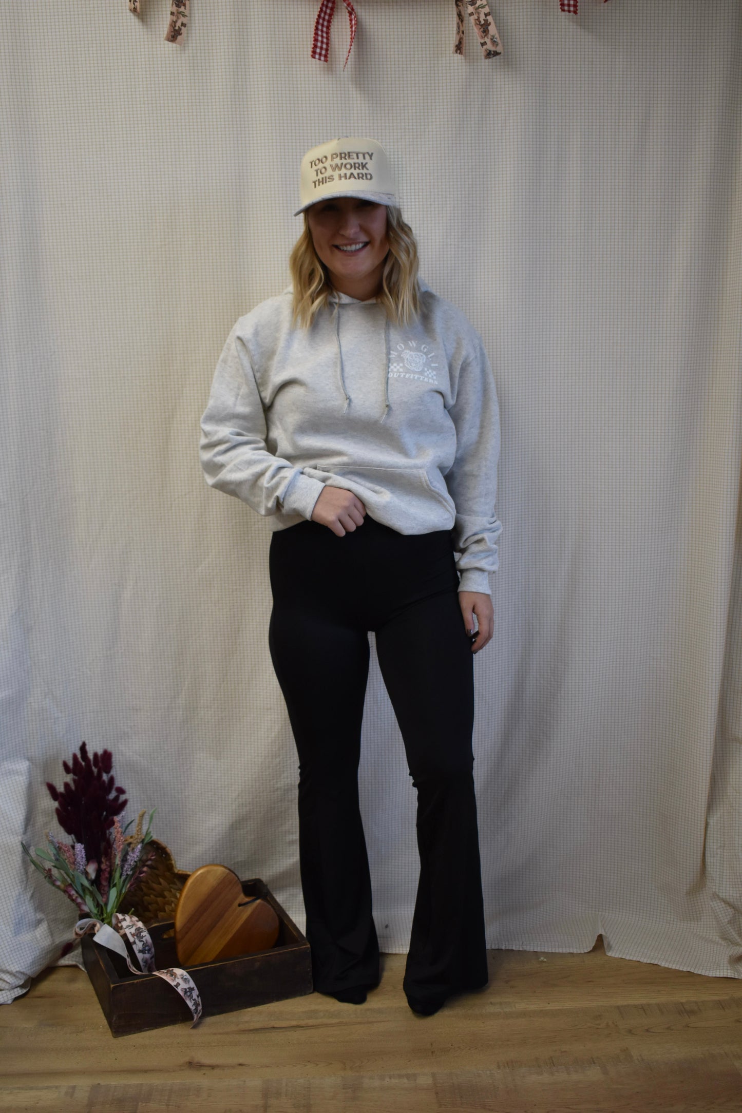 Polly’s Flare Leggings: Black