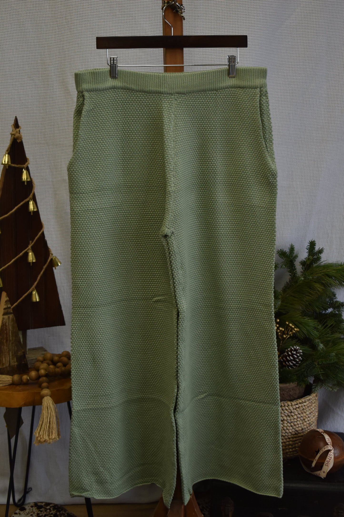 PLUS Sage Knitted Pants