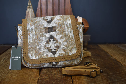 Aztec Tan Woven Purse