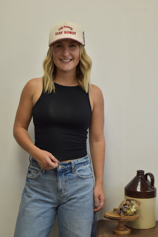 High Neck Baby Tank
