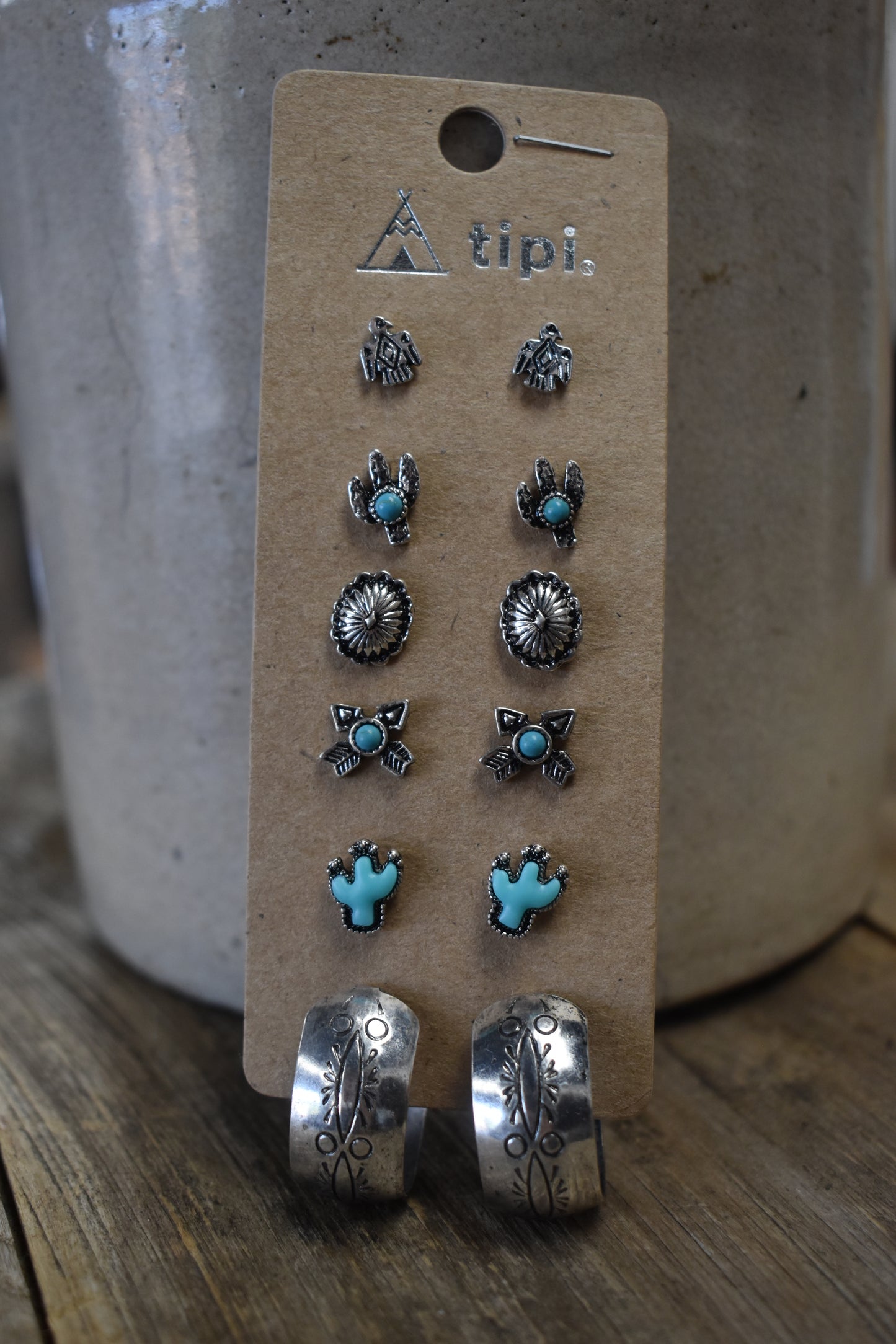 Silver & Turquoise 6-Pack