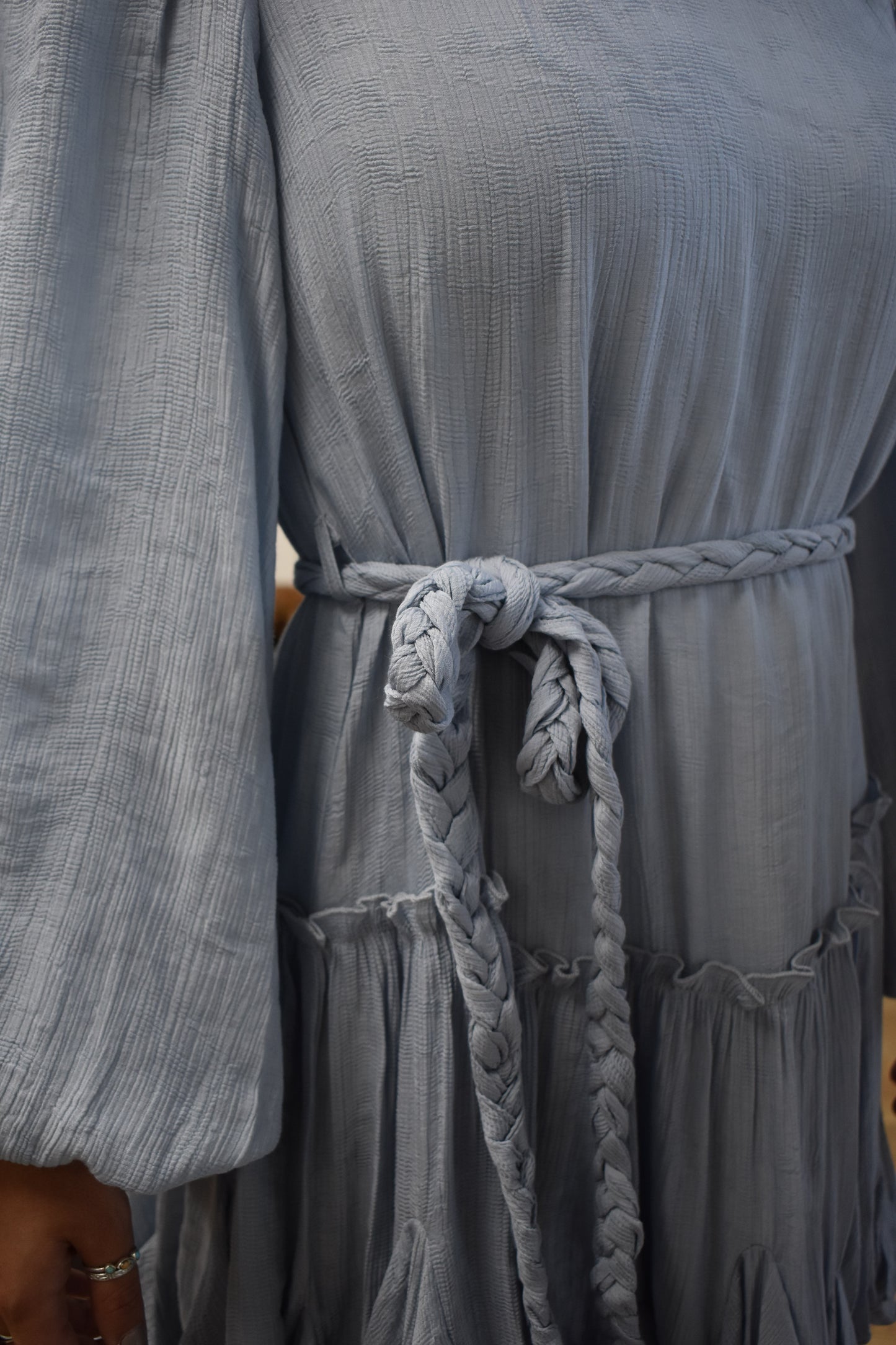 Dusty Sagebrush Mini Dress