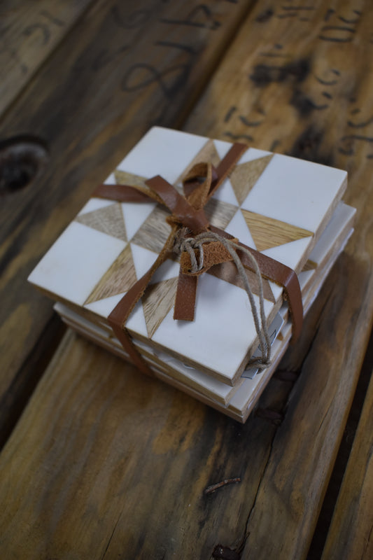 Barn Quilt Coasters