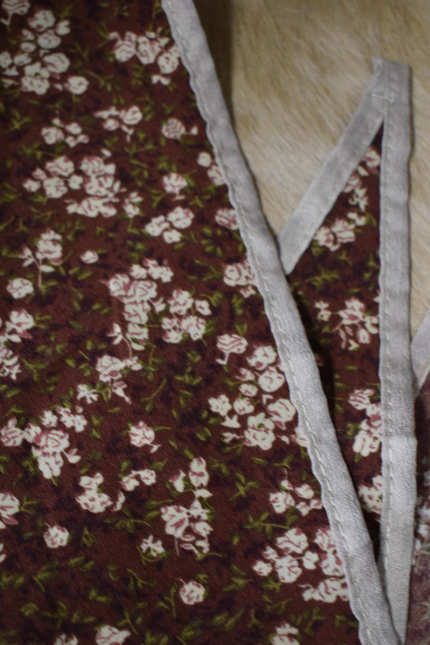 Floral Burn Bandana Scarf