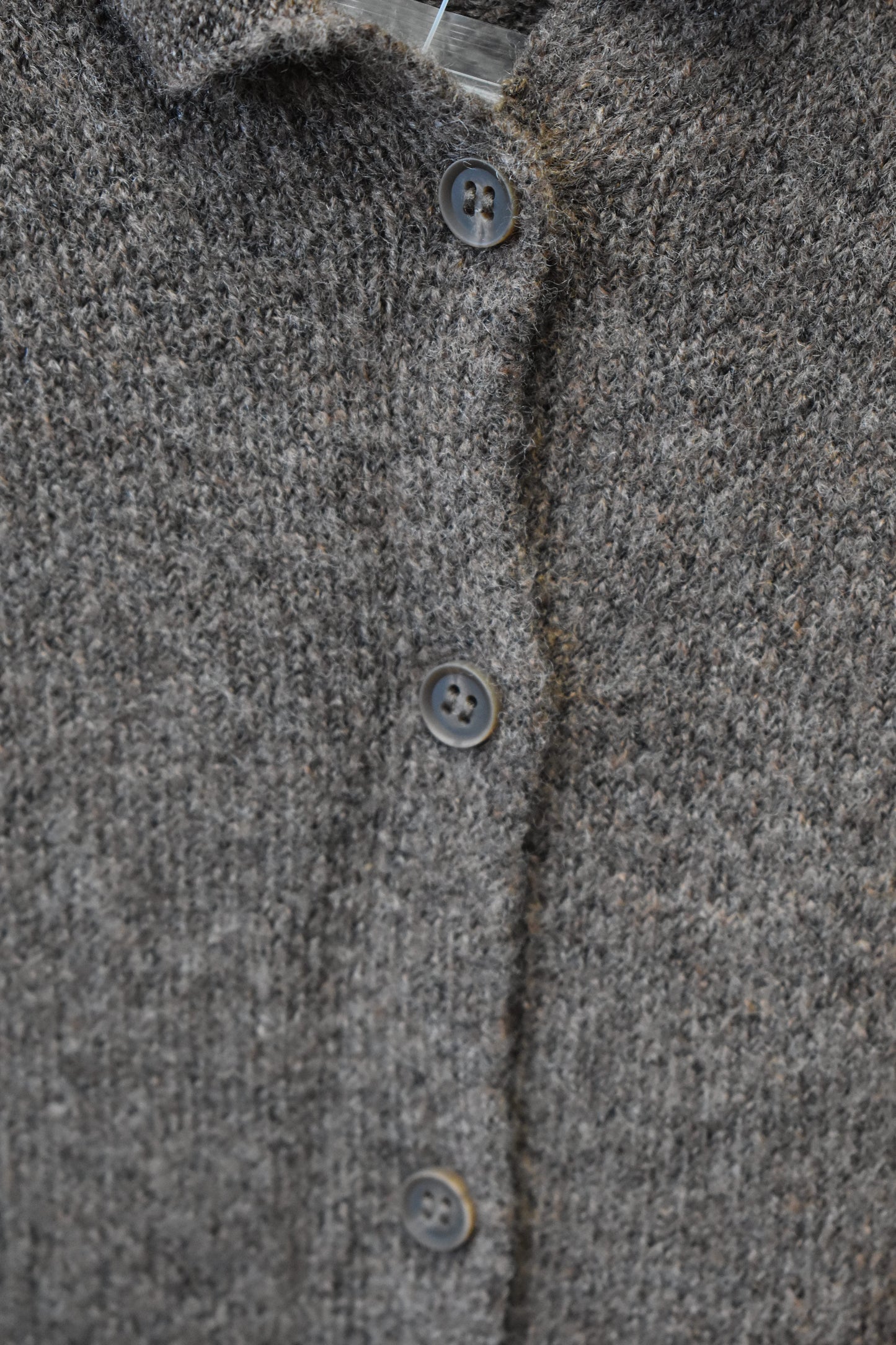 Plus Charcoal Button Down Cardigan