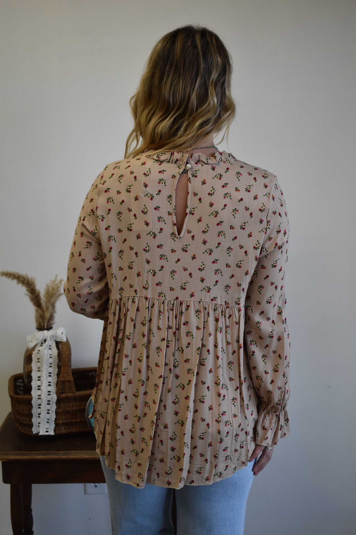 Tan Rosie Blouse