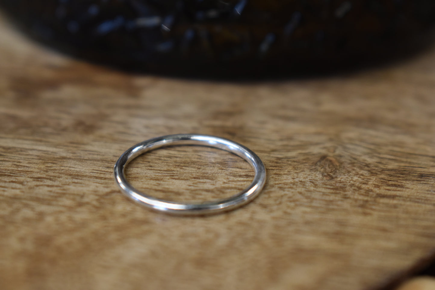 Smooth Sterling Silver Stackable Ring