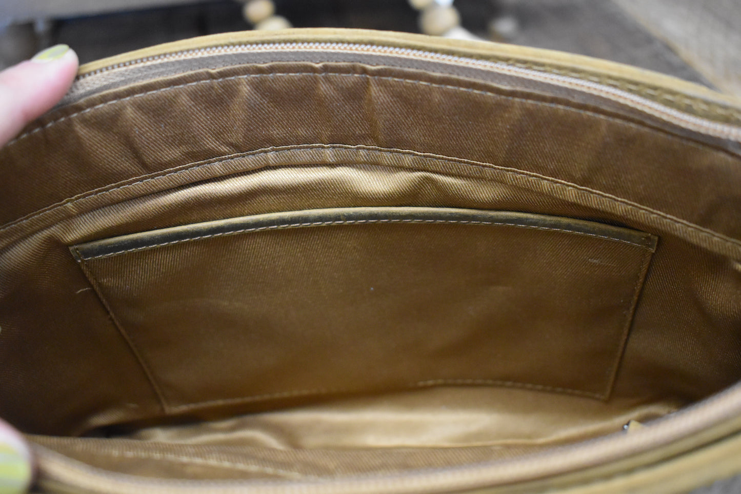 Aztec Tan Woven Purse