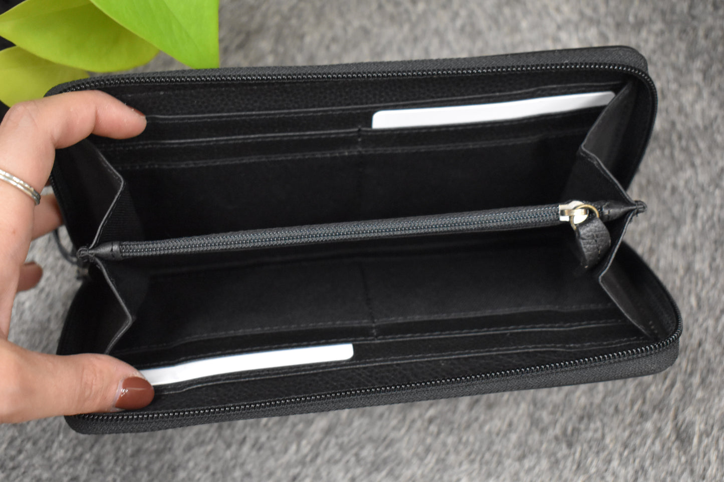 Brown Monochrome Tooled Leather Wallet