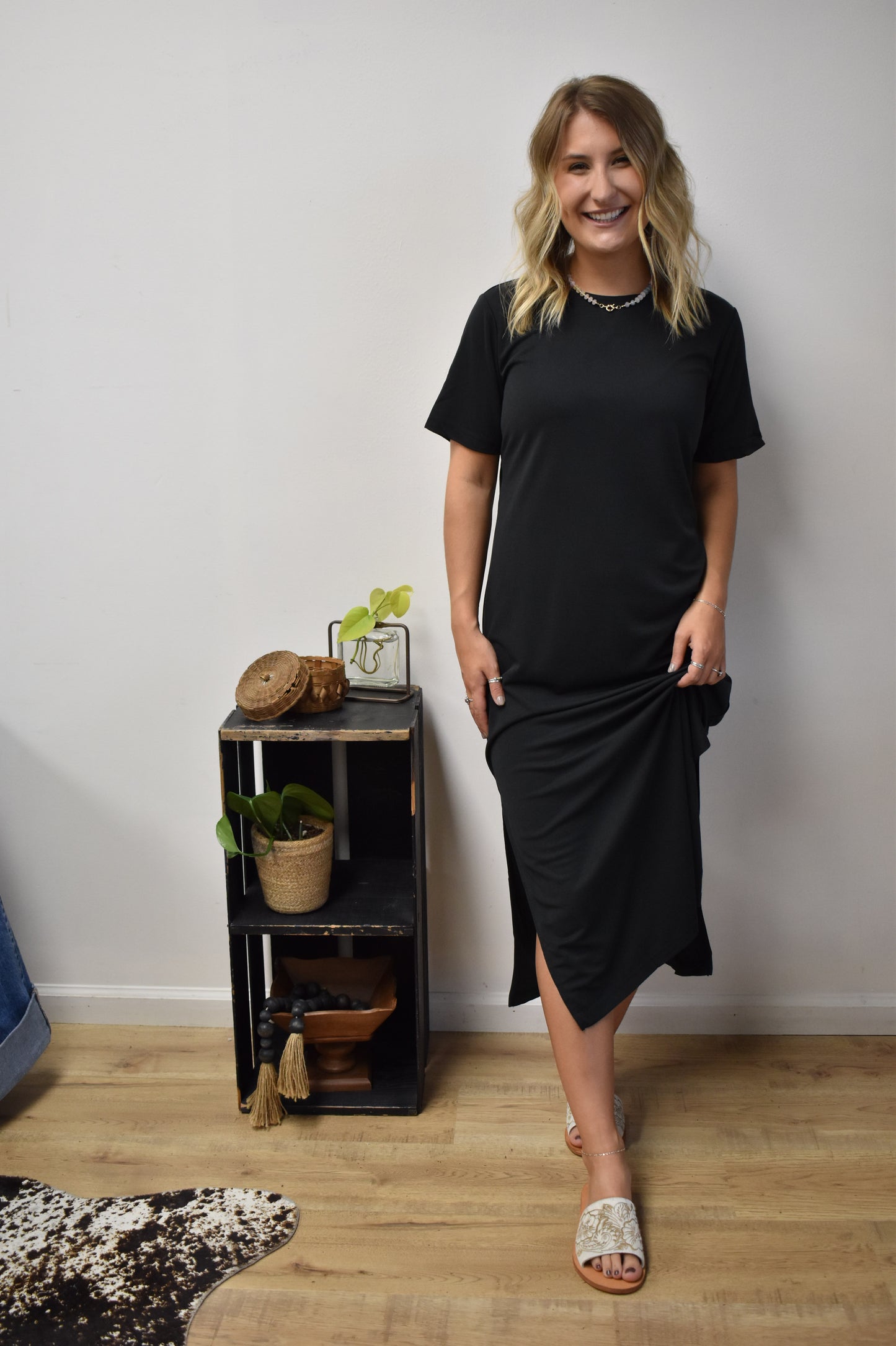 Desert Night Cutout Midi Dress