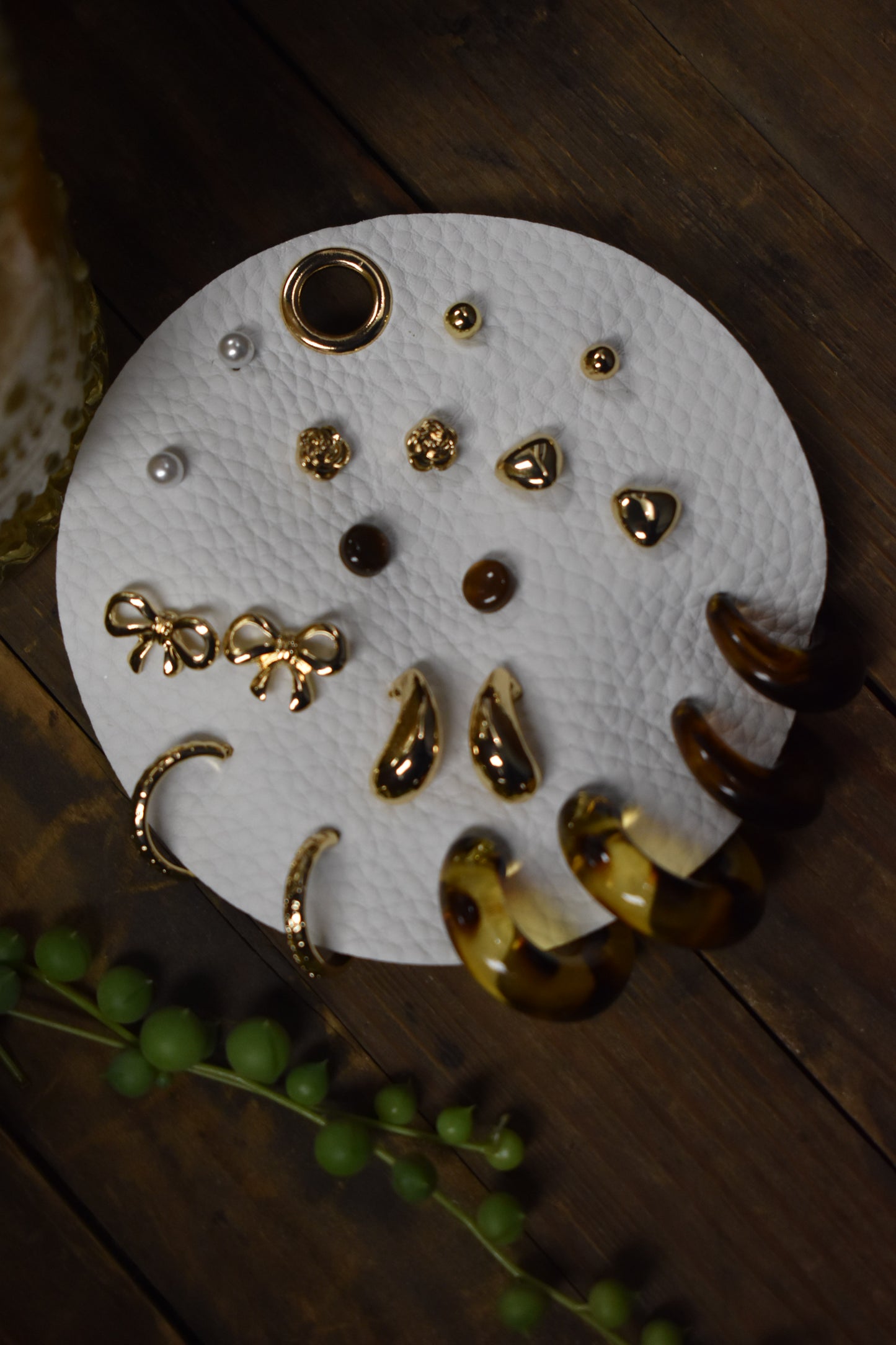 Gold Tortoise Earring Pack