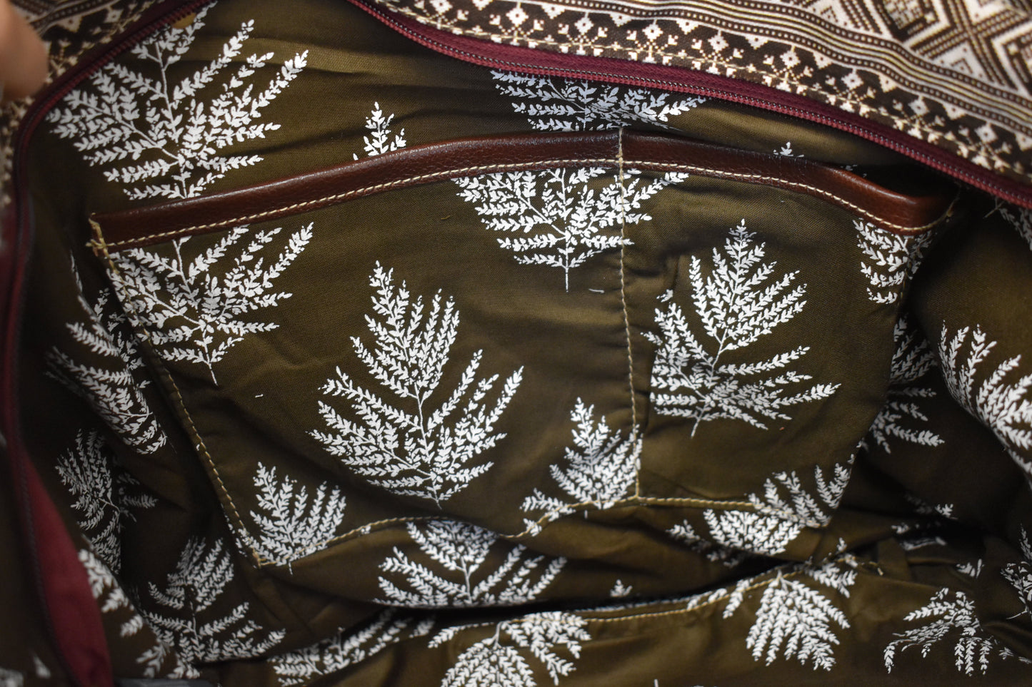 Dark Brown Tribal Weekender