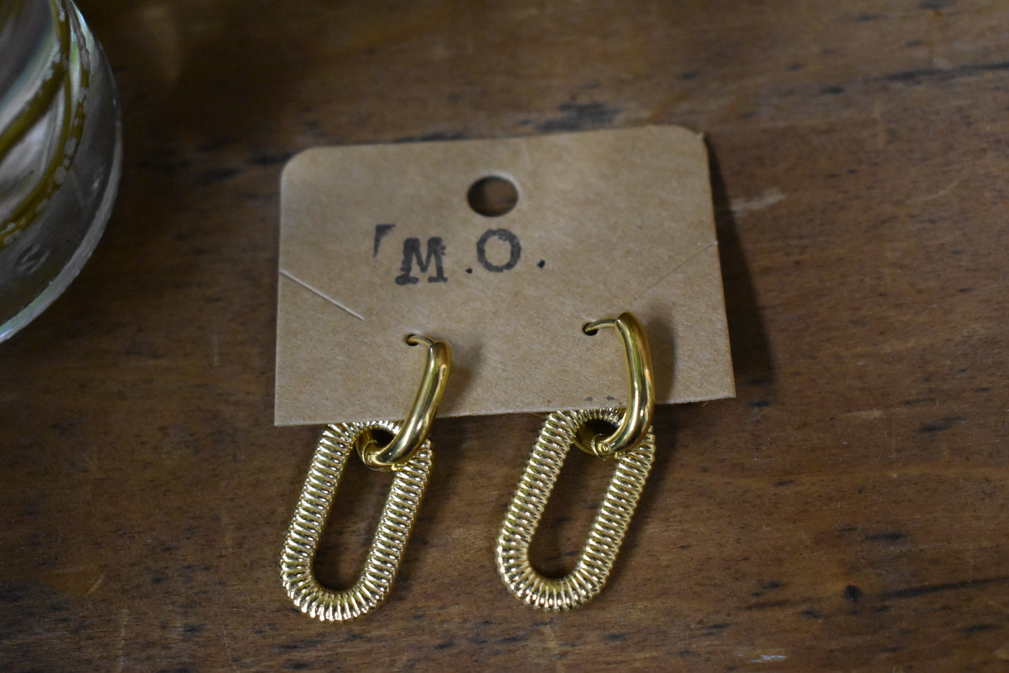 Double Chunk Earrings