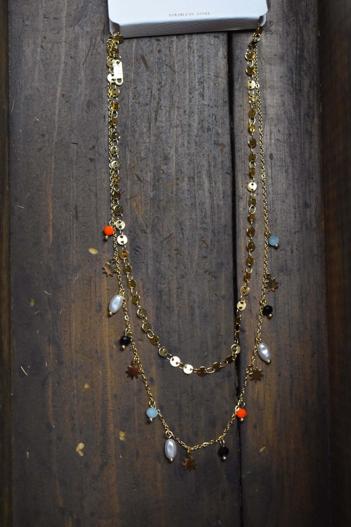 Seed Beaded Necklace Stack