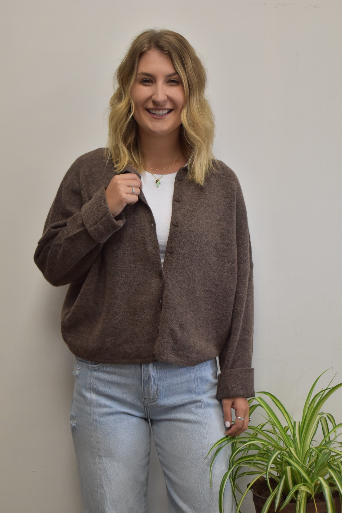 Mocha Knit Cardigan