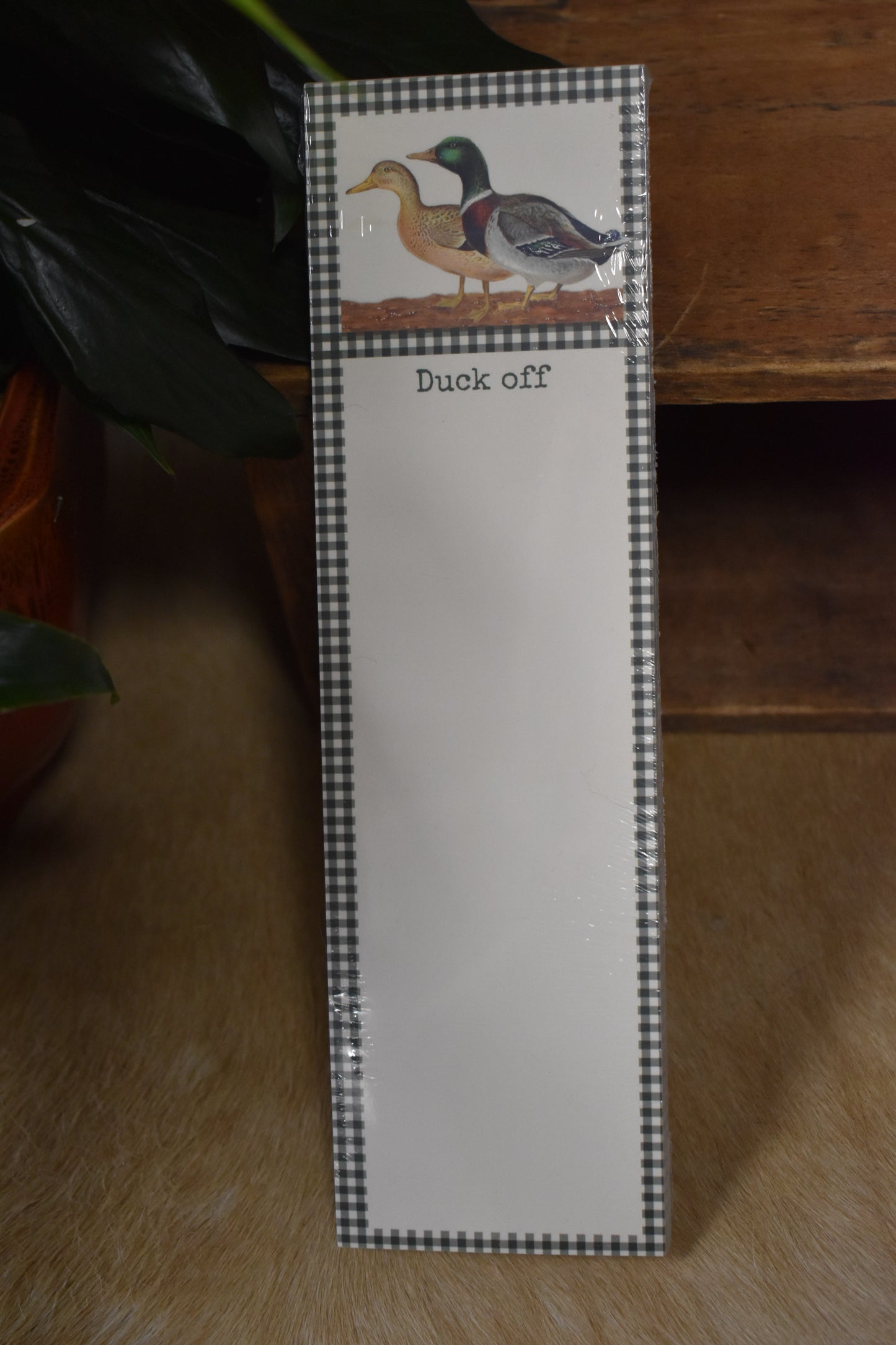 ‘Duck Off’ Note Pad