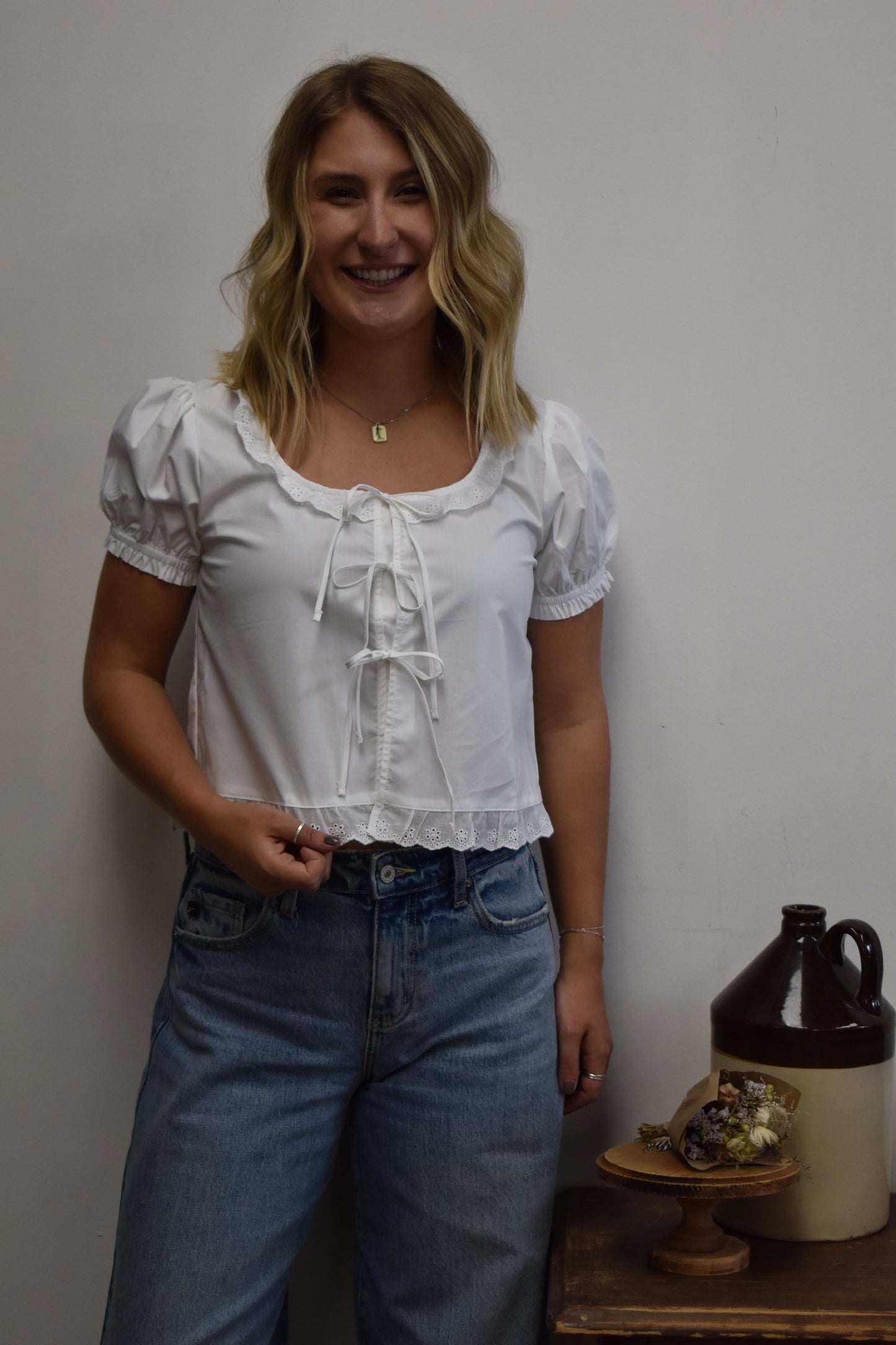 Prairie White Blouse