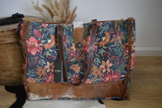 Midnight Floral Weekender