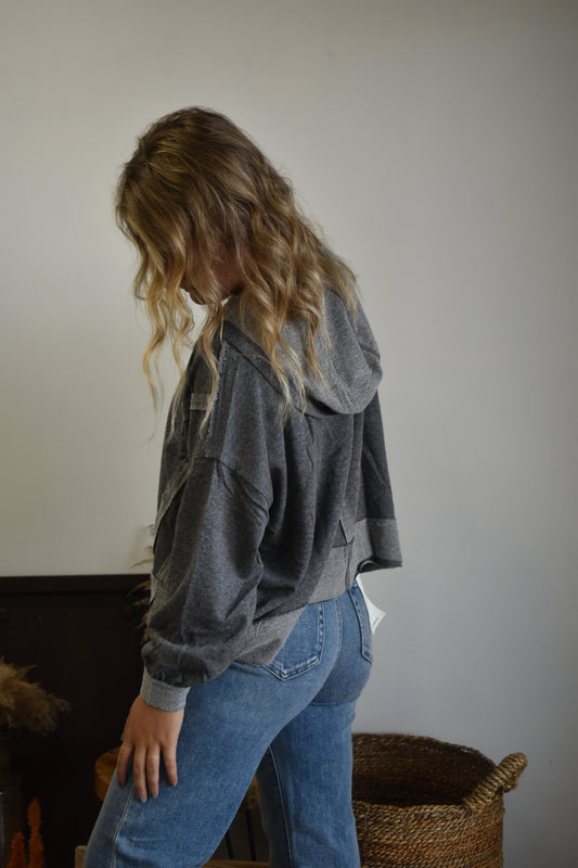 The Grey Emmy Hooded Long Sleeve