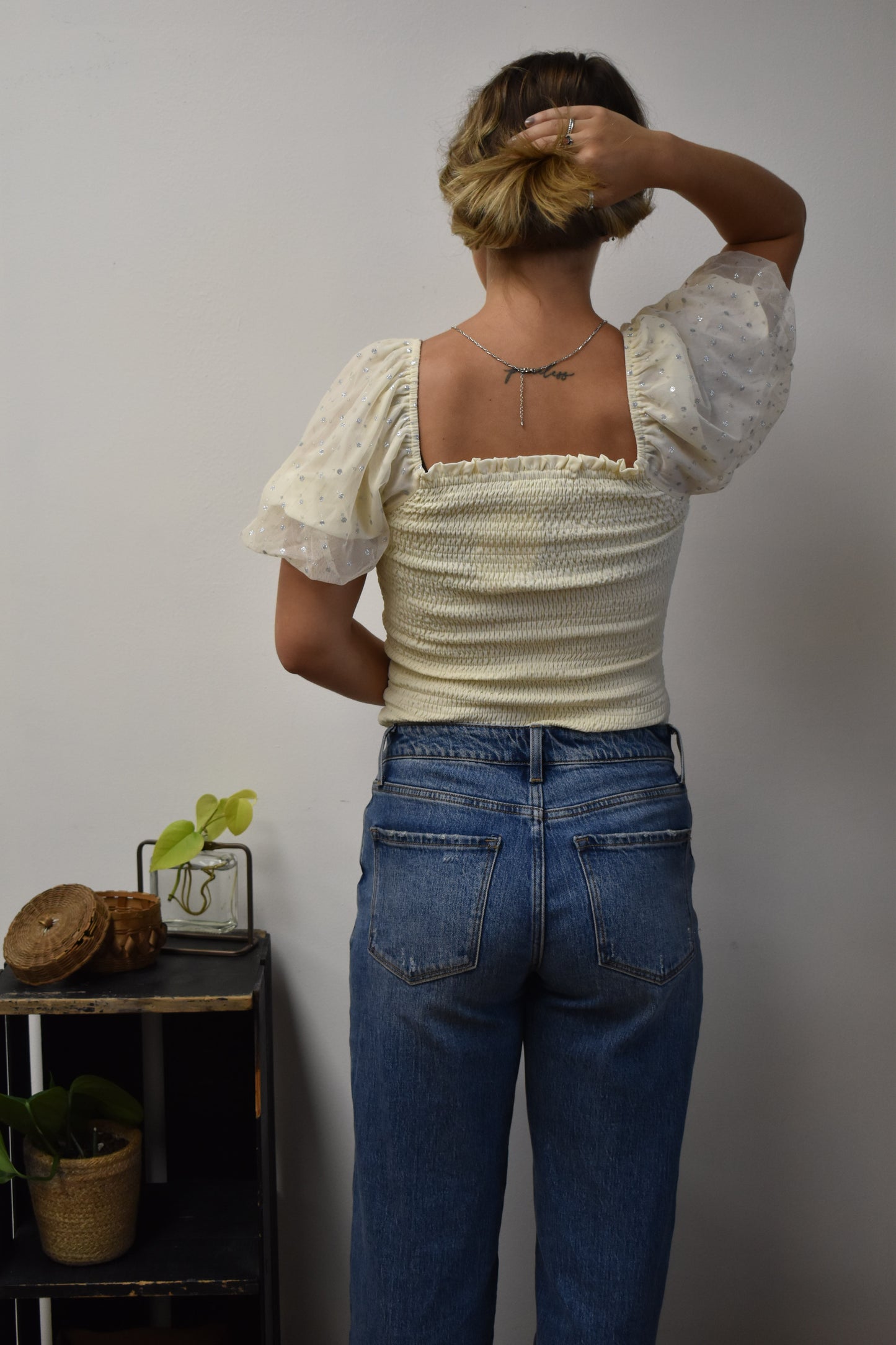 Moonpetal Puff Sleevetop