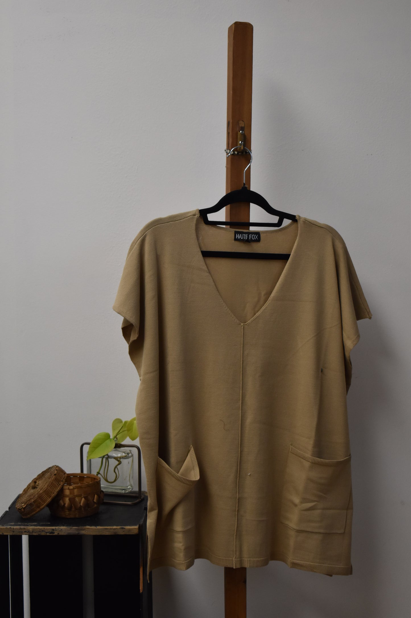PLUS Sandstone Groove Knit Top