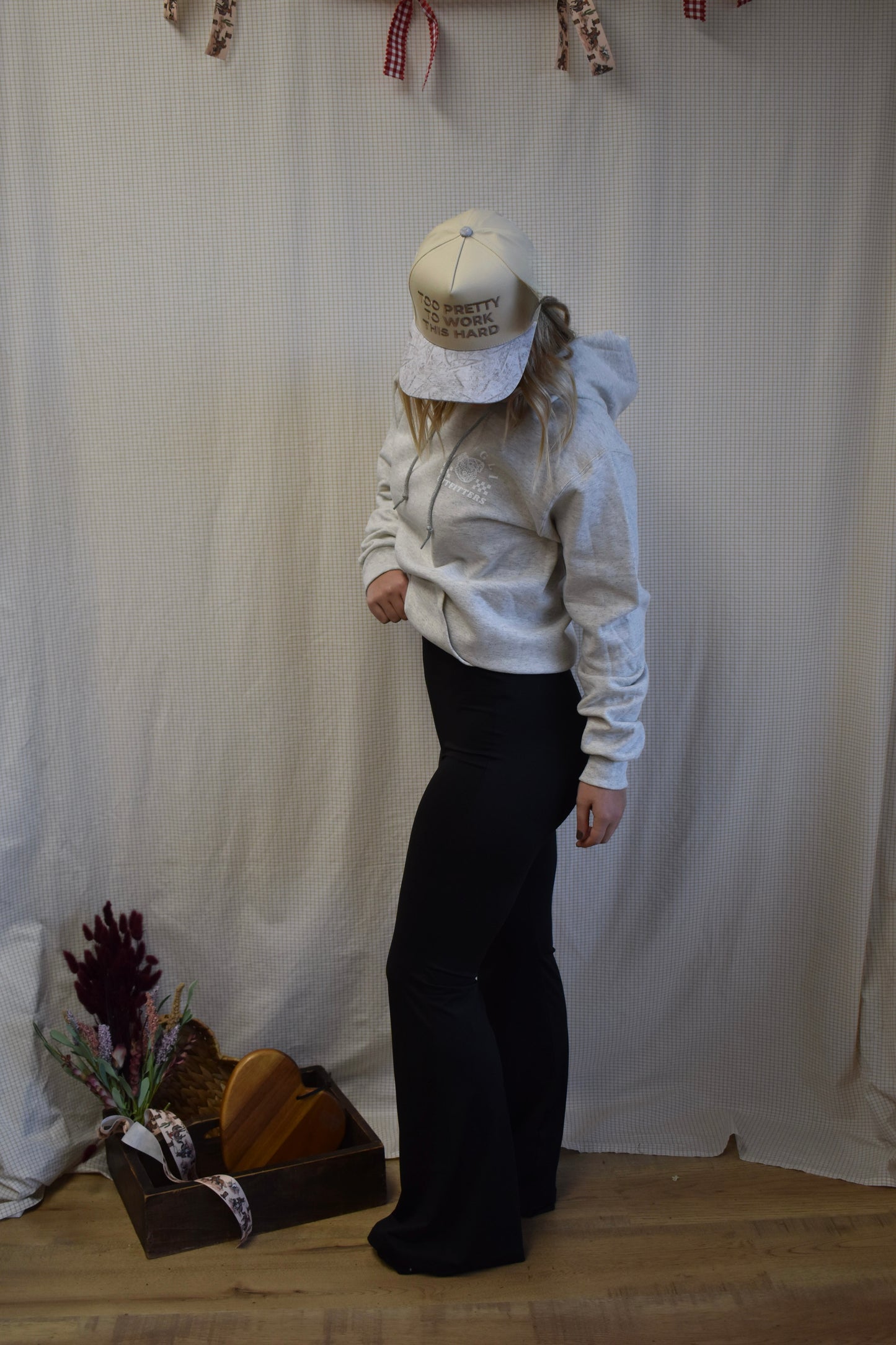 Polly’s Flare Leggings: Black