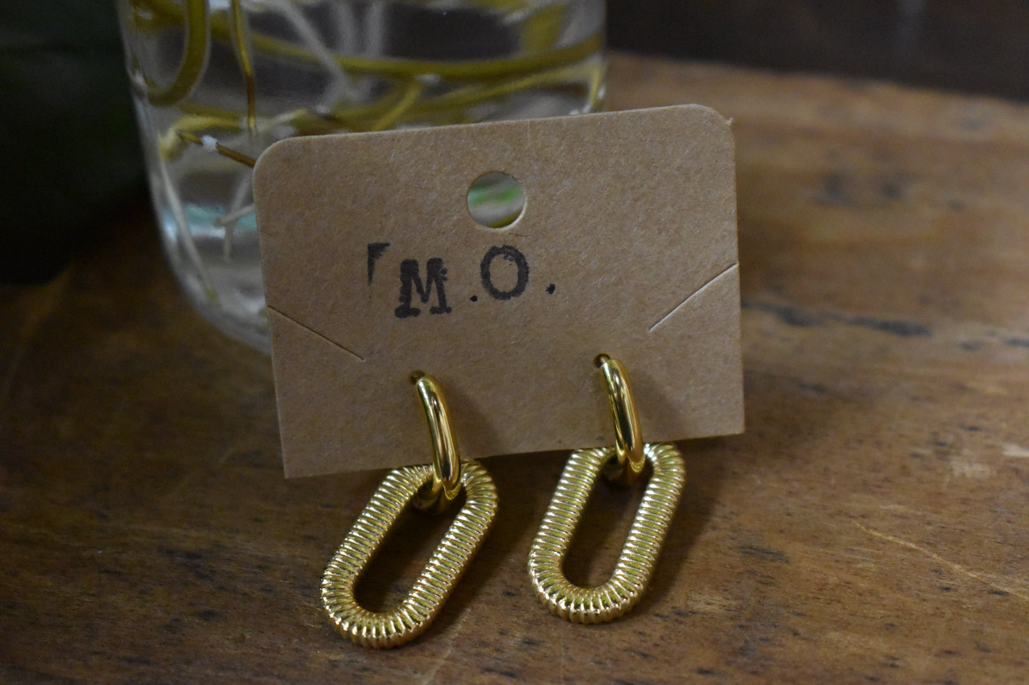 Double Chunk Earrings