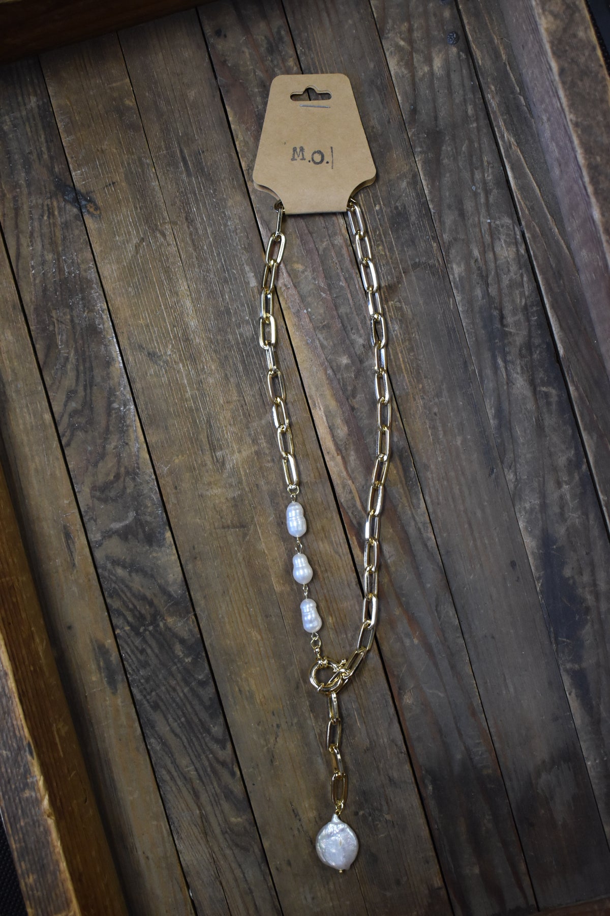 Lariat Freshwater Pearl Necklace