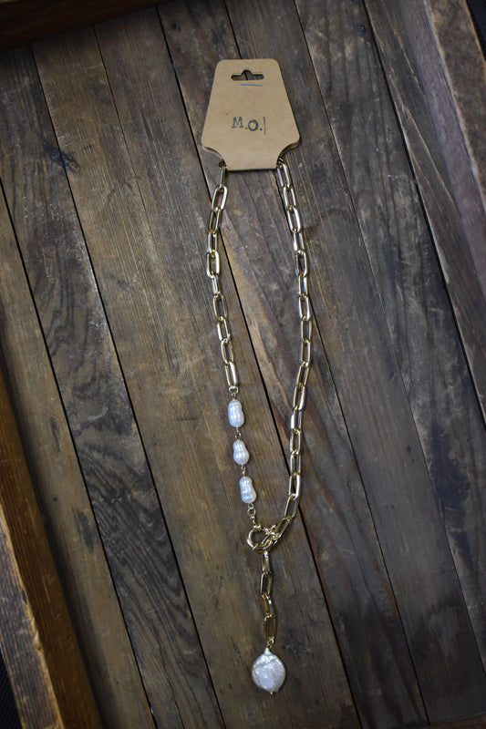 Lariat Freshwater Pearl Necklace